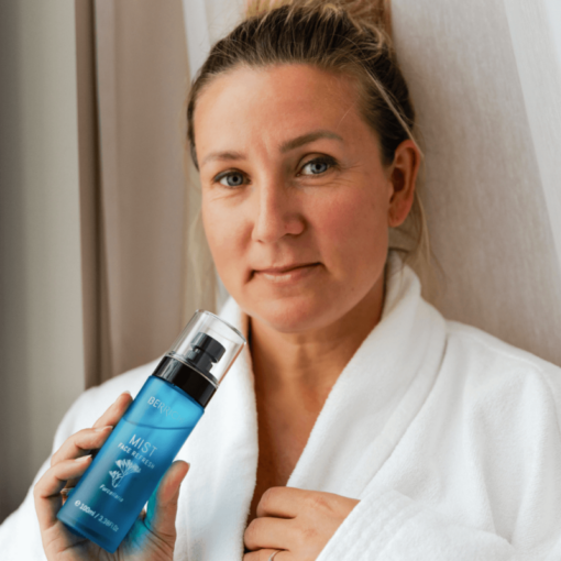 Berrichi Mist facial spray – a hydrating and refreshing natural skincare product for everyday use.